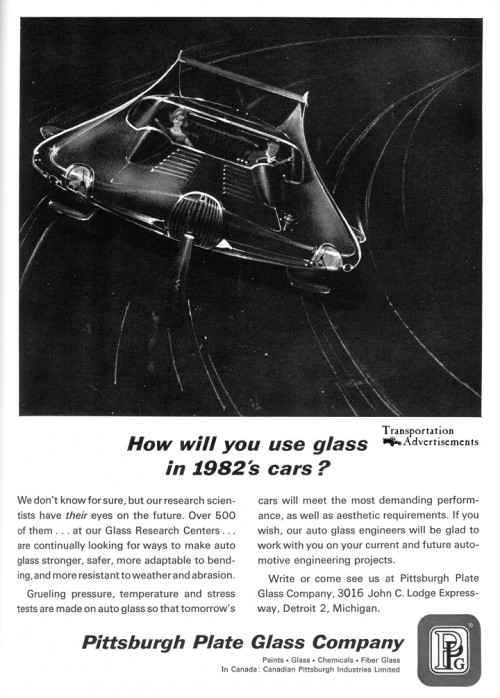 1963 Pittsburgh Plate Glass (PPG) advertisement