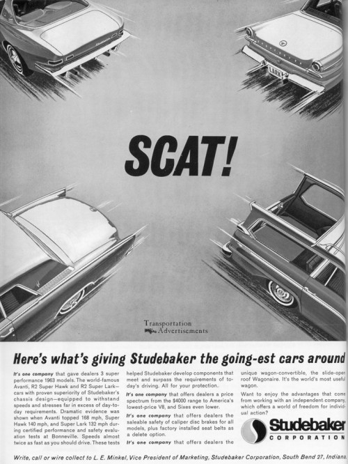 1963 Studebaker Advertisement