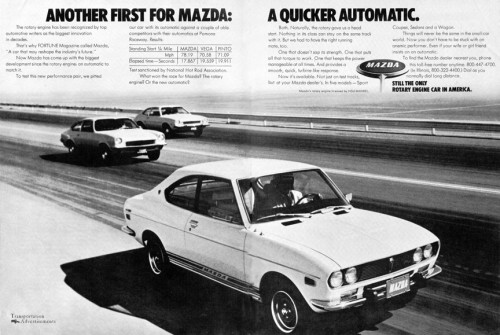 1973 Mazda Rotary Engine ad