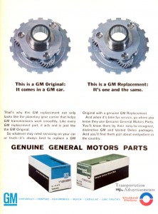 1966 Genuine General Motors Parts Advertisement