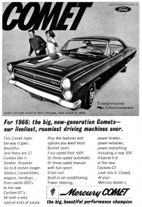 1966 Mercury Comet Advertisement