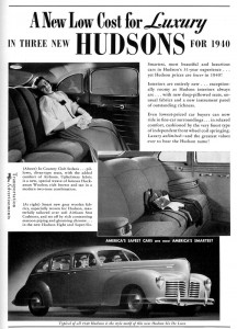 1940 Hudson advertisement