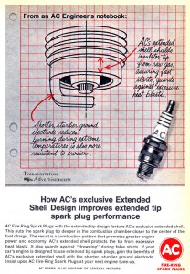 1966 AC Spark Plugs advertisement