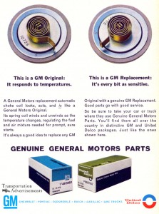 1966 Genuine General Motors Parts advertisement