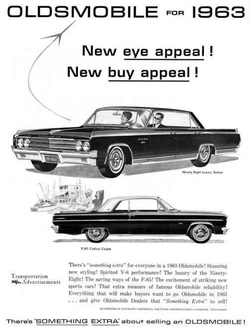 1963 Oldsmobile advertisement