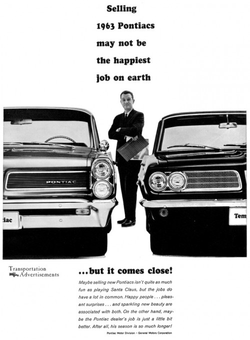1963 Pontiacs advertisement