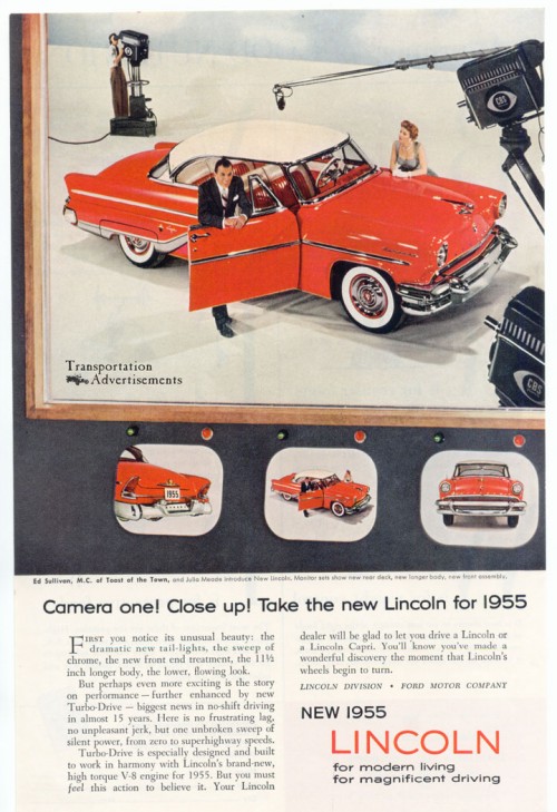 1955 Lincoln Capri Ed Sullivan